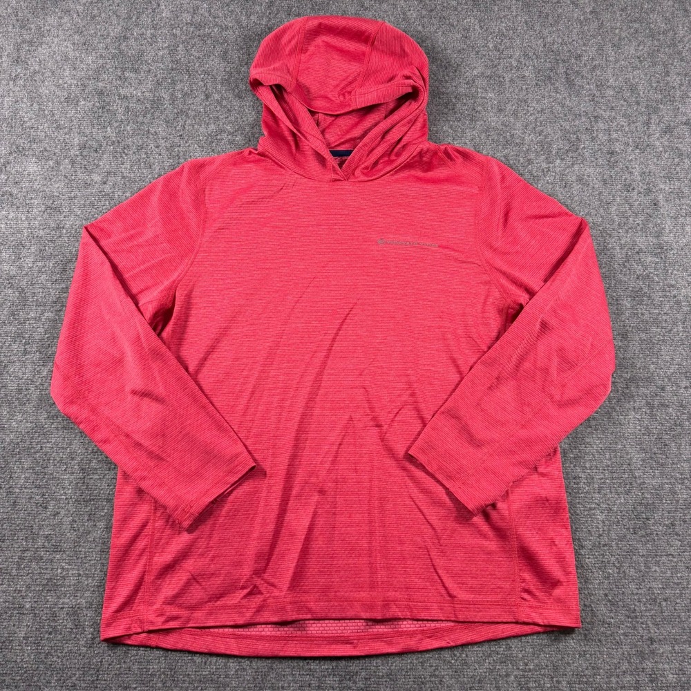 Vineyard Vines Hoodie Mens XL Red Performance Long Sleeve Pullover Activewear